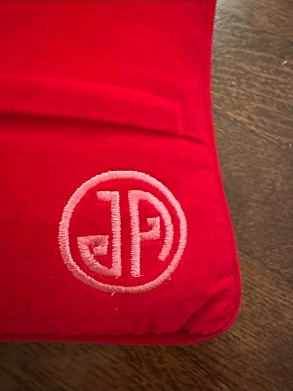 Embroidered Needlepoint Pillow - "Nothing Tastes As Good As Skinny Feels" - Picture 3 of 5